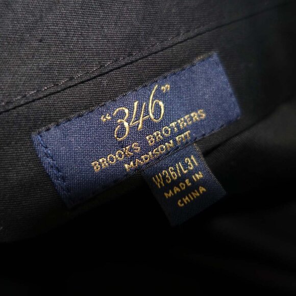 Brooks Brothers Men's Pinstripe 2 Button Suit Size 40 Regular 35 x 29 Gray Wool - Picture 4 of 14